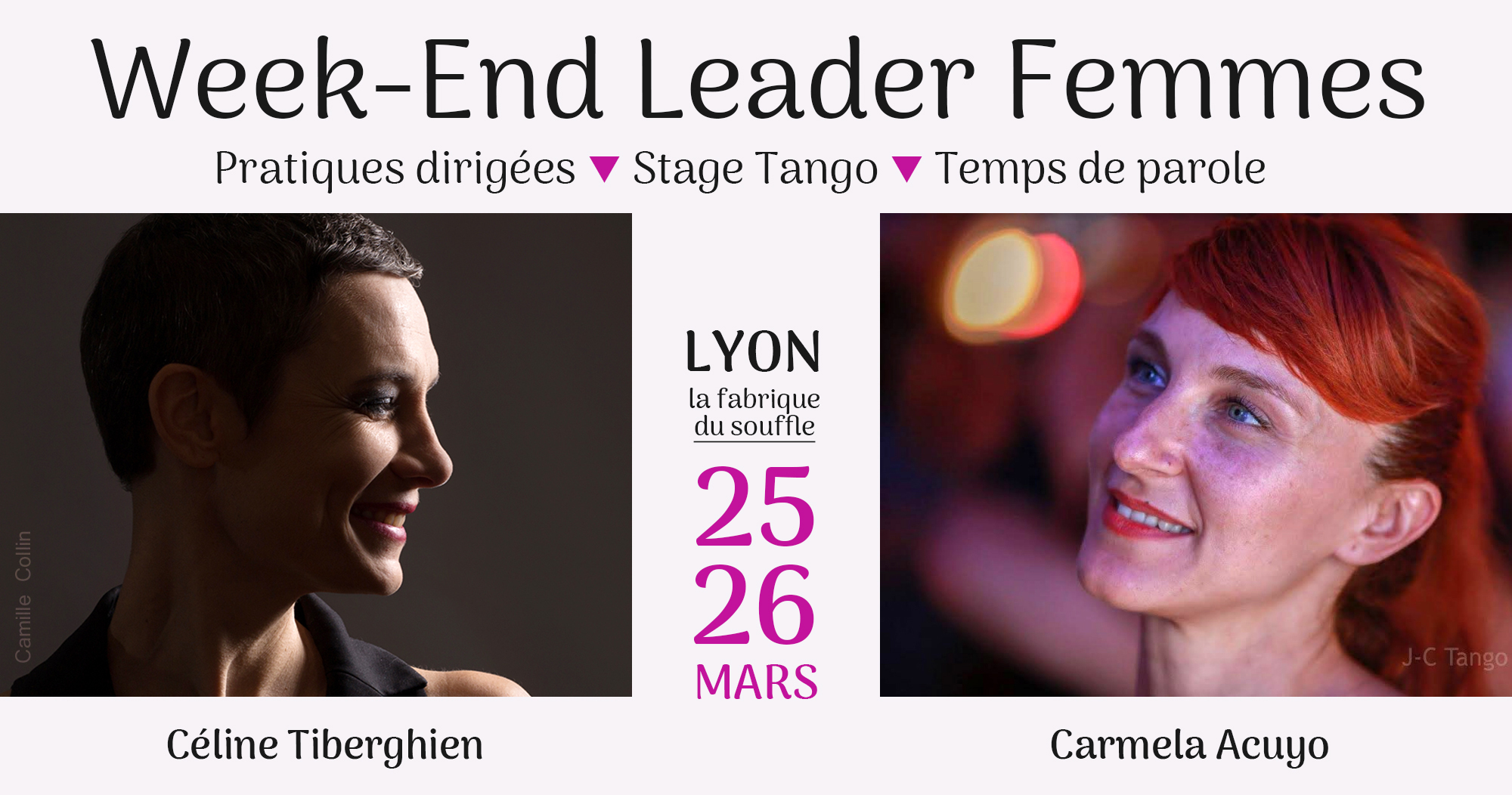 WEEK-END LEADER FEMMES – LYON avec Carmela Acuyo